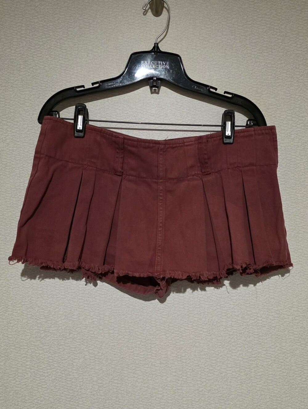 Free People Pleated Micro Mini Skort Size 6 Y2K